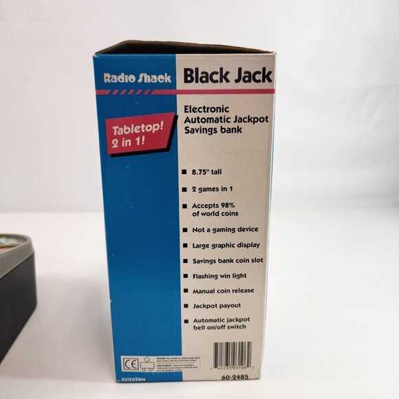 Radio Shack Blackjack Electronic Automatic Jackpot Savings Bank - Picture 10 of 13